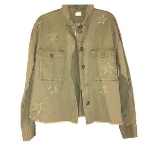 Army Green Star jacket size large nwt